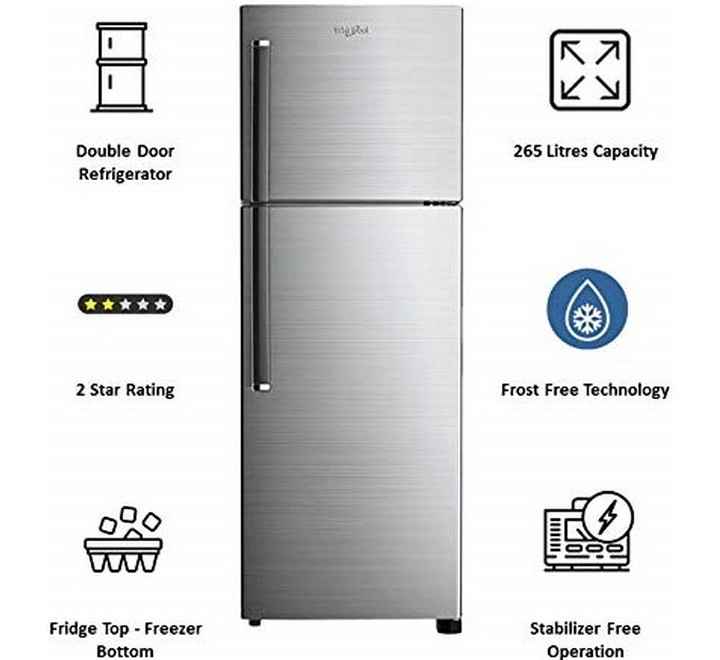 Whirlpool fridge deals freezer 6th sense